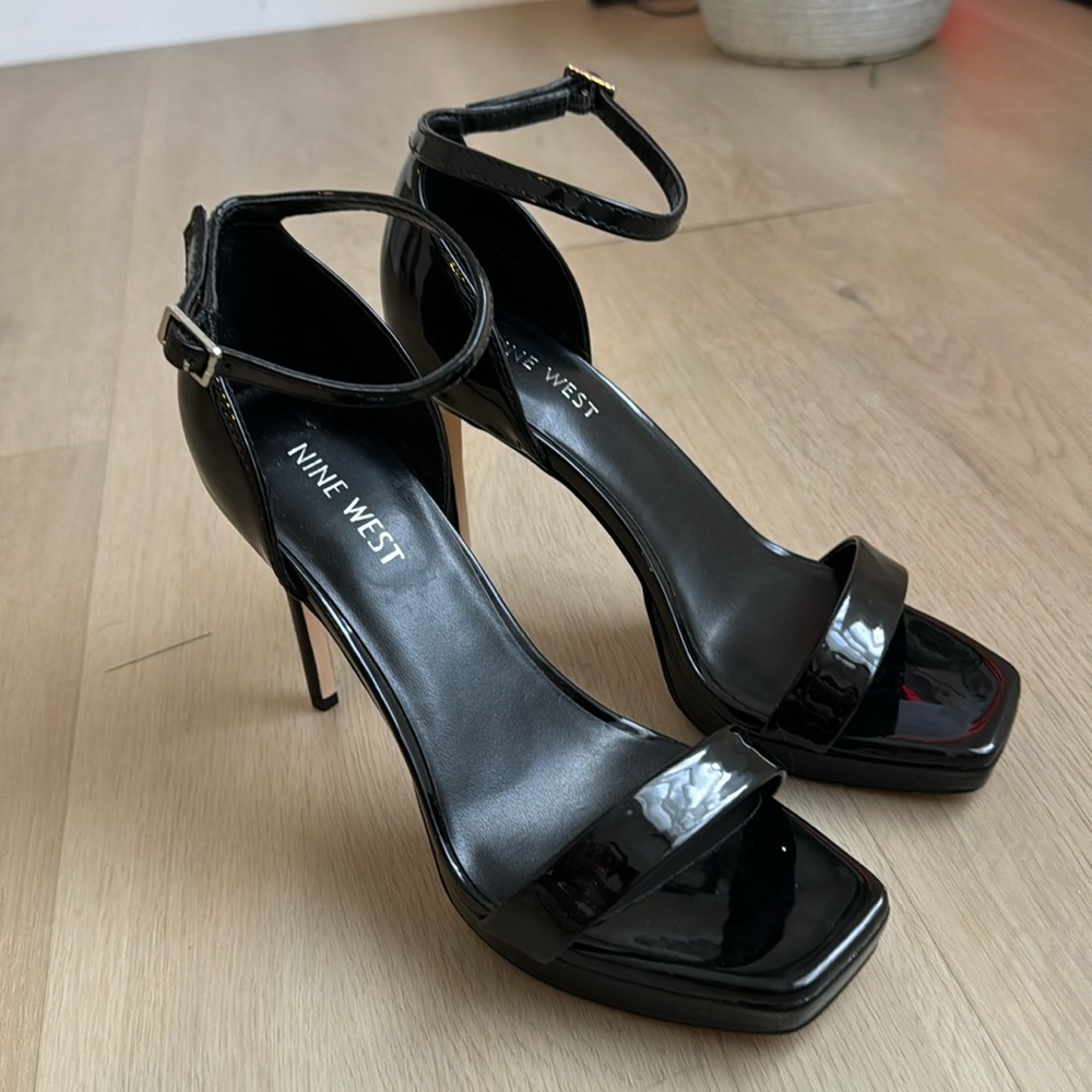 Nine West Black Stiletto Heels w/ platform. Only used once, really comfortable.